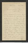 Nachlass Franz Steindachner, Brief von Höhnel an Franz Steindachner (Oktober 1905), Inv.Nr. 230.02, Seite 1